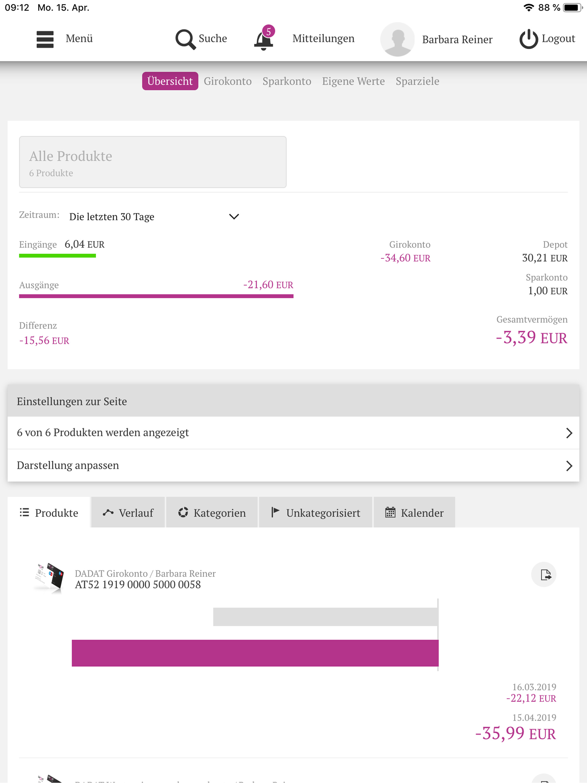 DADAT Banking screenshot 3