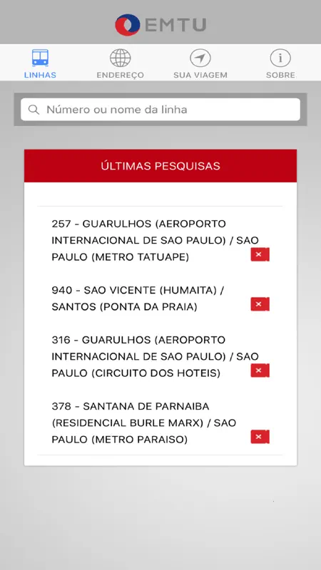 EMTU Oficial screenshot 1 of 4