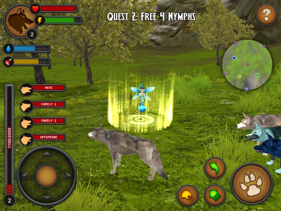 Wolves of the Forest iPad screenshot 3 - Games app