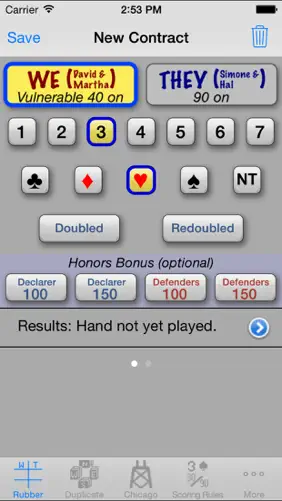 Bridge Scorepad screenshot 3