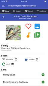 Birds Complete Reference Guide screenshot