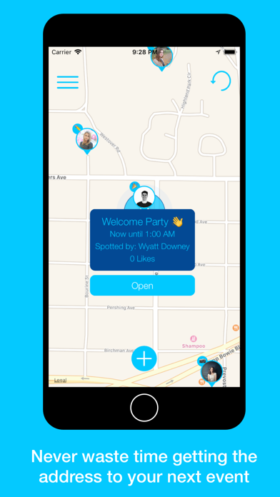 Screenshot #1 pour Spotter - Social Map