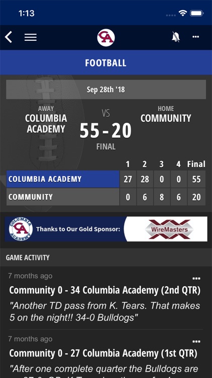 Columbia Academy Sports screenshot-4