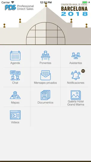Captura de pantalla de Grupo Planeta - Eventos en iPhone 2