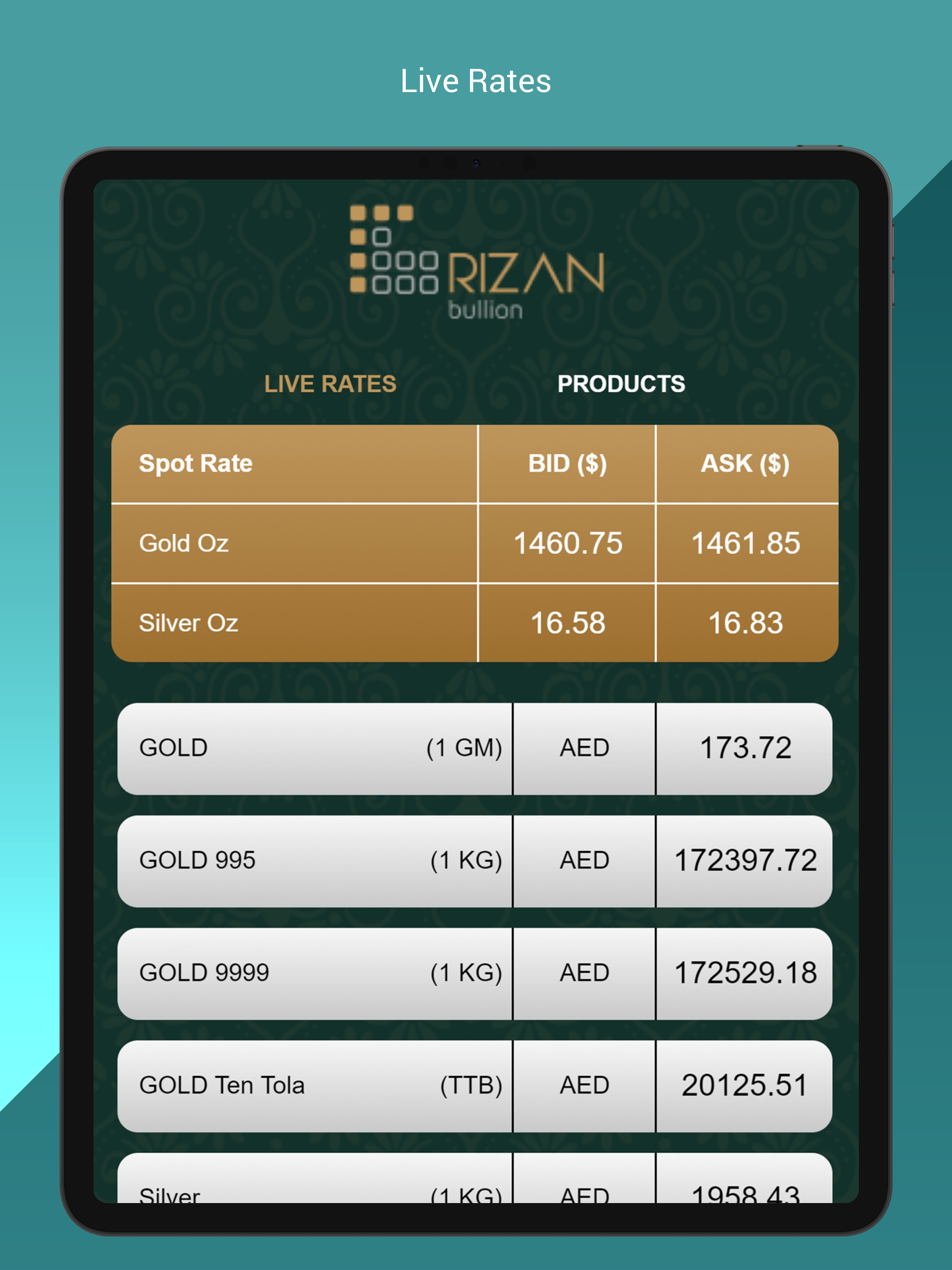 Rizan Bullion screenshot 5