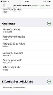 visualizador nf-e iphone screenshot 4