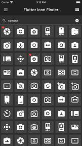 Icon Finder for Flutter screenshot
