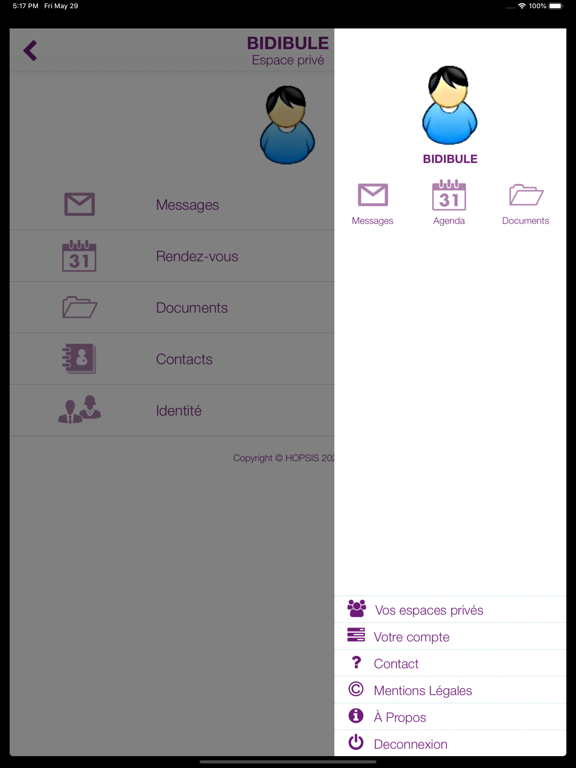 MyHNO iPad screenshot