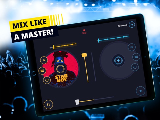 Tap & Mix: DJ Music Mixer iPad screenshot 4 - Music app
