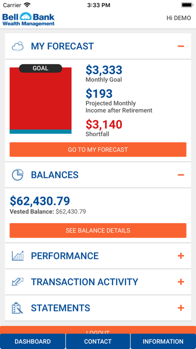 Bell Bank Retirement Mobile Screenshot