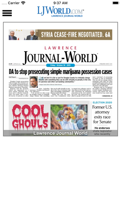Screenshot #1 pour Journal-World e-Edition