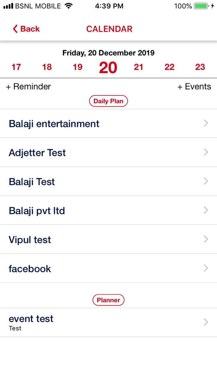 iPhone screenshot