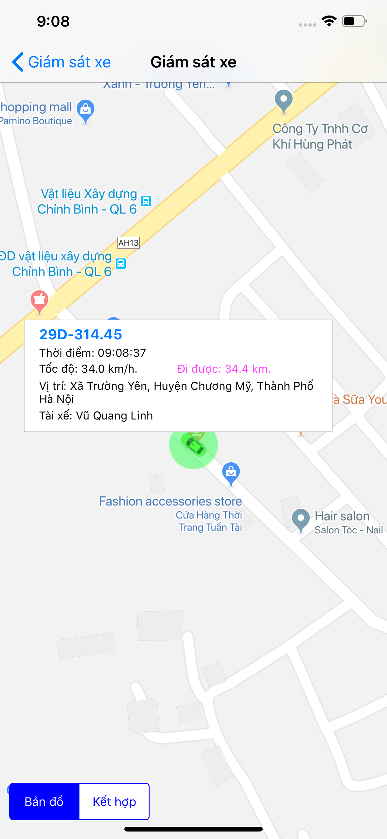Lo Trinh Xe