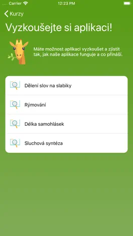Game screenshot Pavučinka - Sluchové vnímání apk