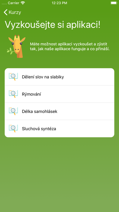 Screenshot #2 pour Pavučinka - Sluchové vnímání