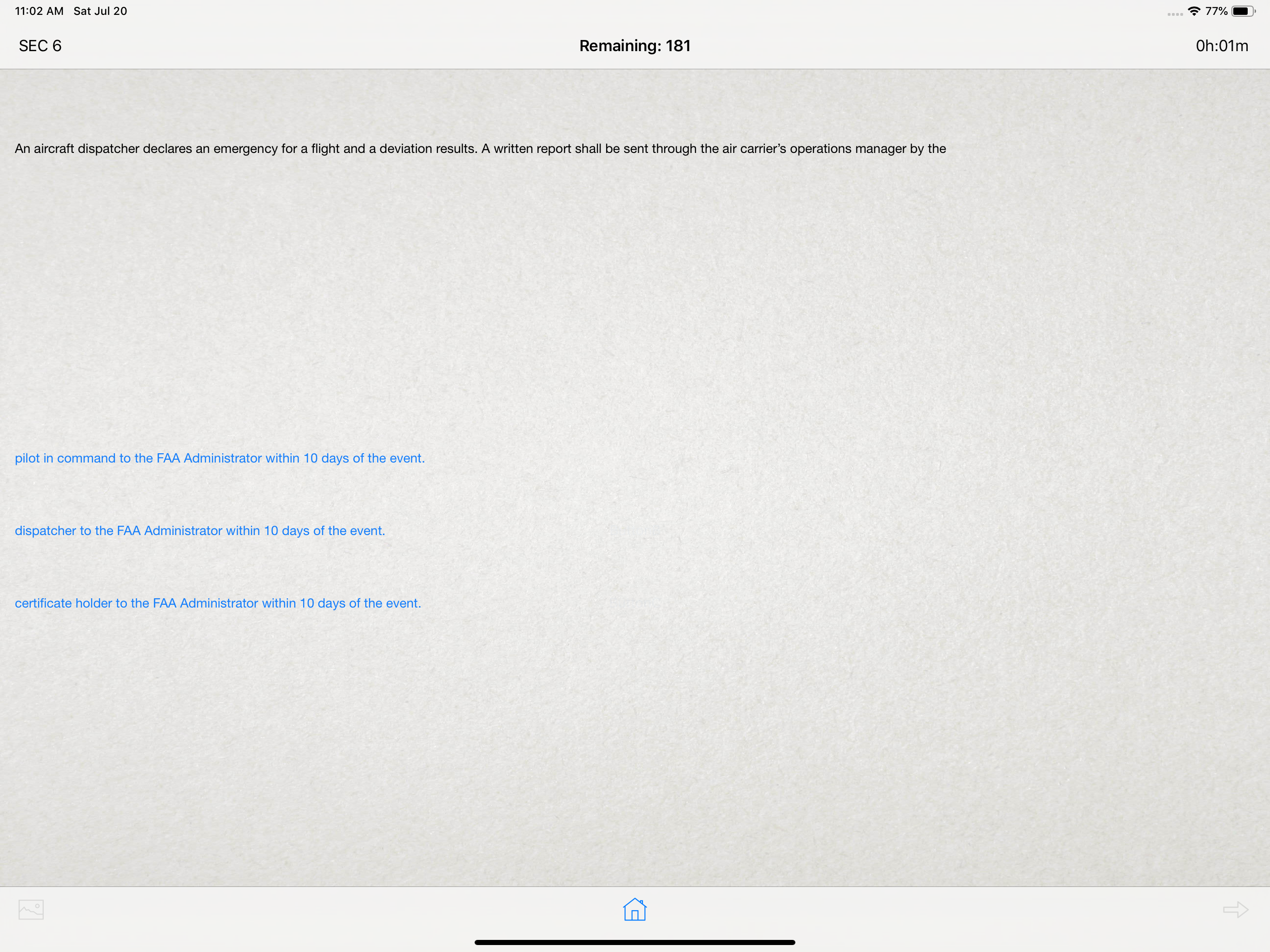 Aircraft Dispatcher Test Prep screenshot 9