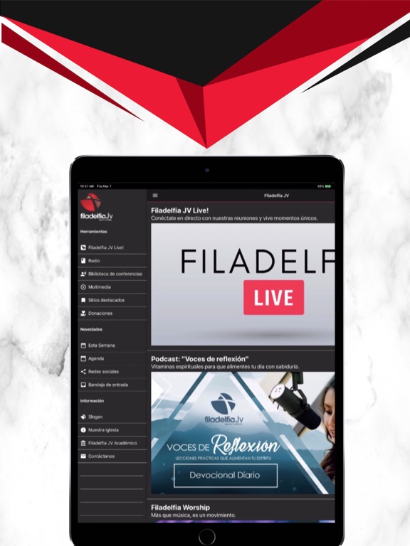 Screenshot #5 pour FiladelfiaJV APP