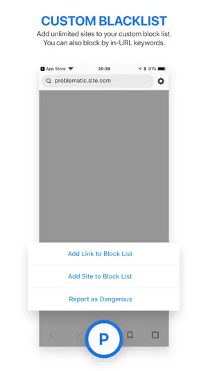 Purity: Safe Browser screenshot 2