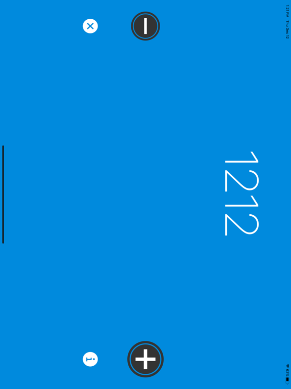 Clicking Counter Simple Tally iPad screenshot 4 - Utilities app