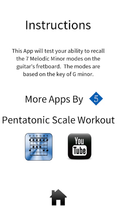 Guitar Melodic Minor Workout Screenshot