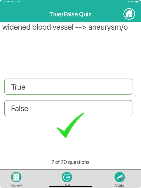 Screenshot #6 pour Cardiovascular Medical Terms