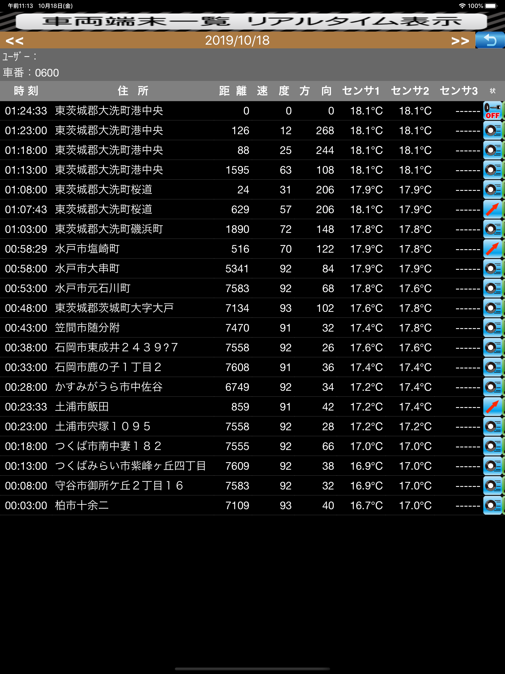 アイトラックス  動態管理システム