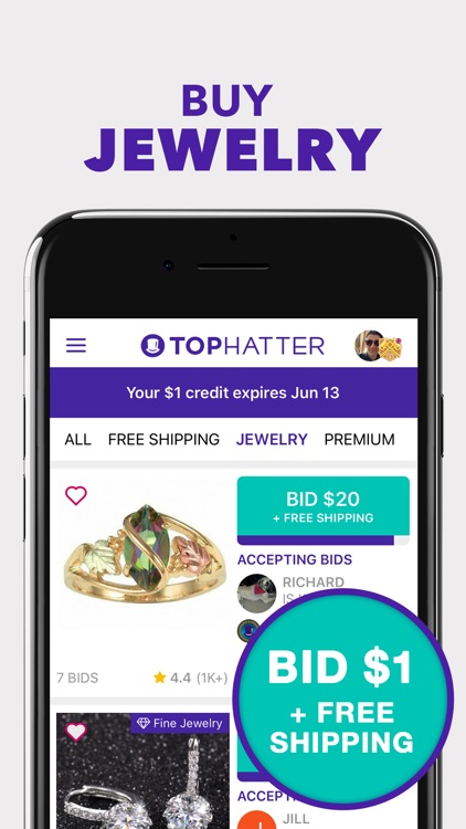 Tophatter: Win Fun Discounts