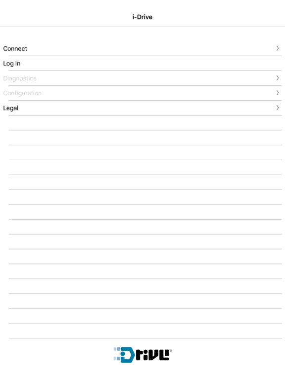 i-Drive Config iPad screenshot 1 - Medical app