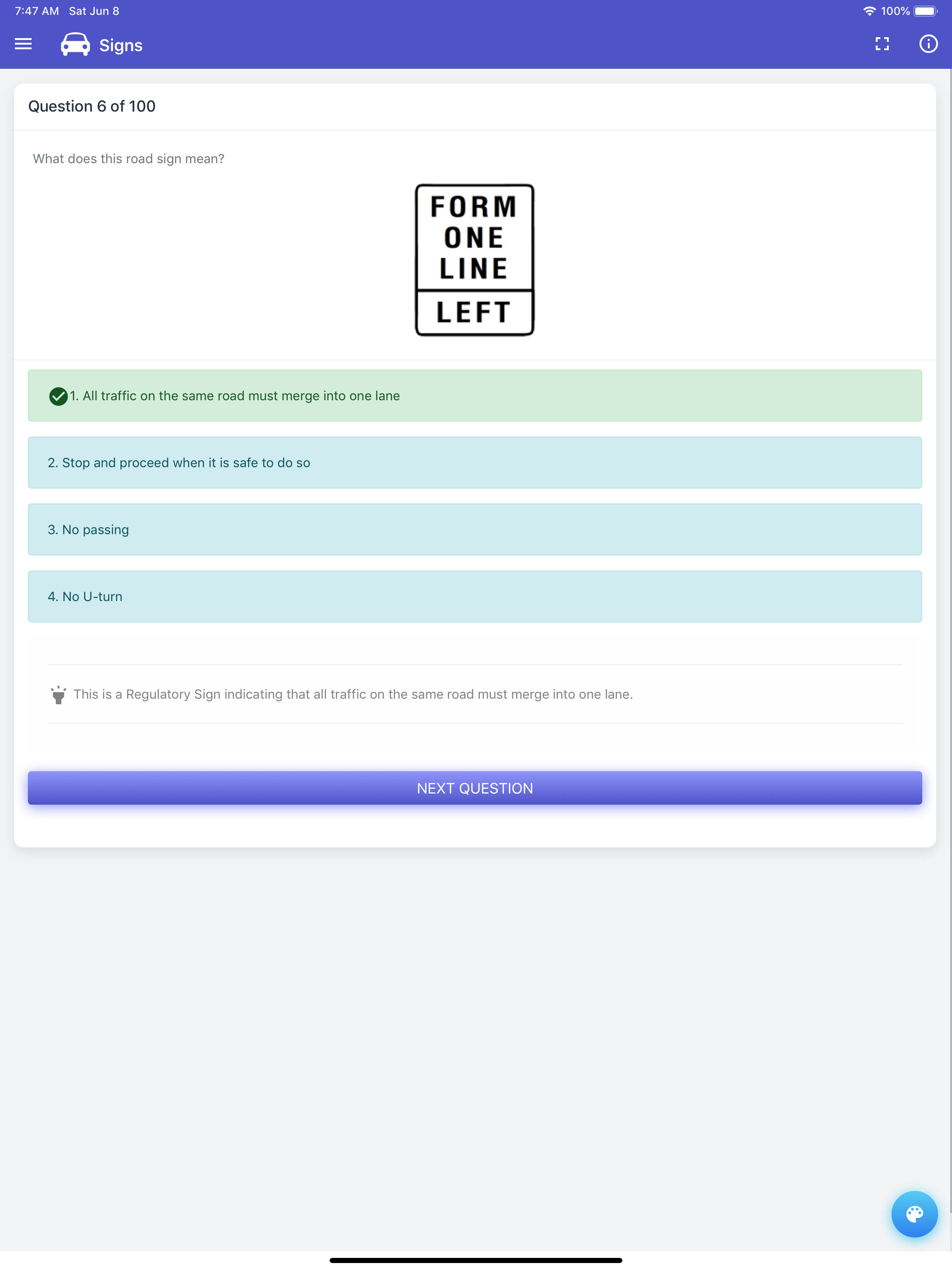Missouri DOR Practice Exam screenshot 19