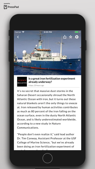 Science Bulletin app screenshot 4