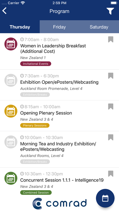 RANZCR Conferences and Events screenshot 3