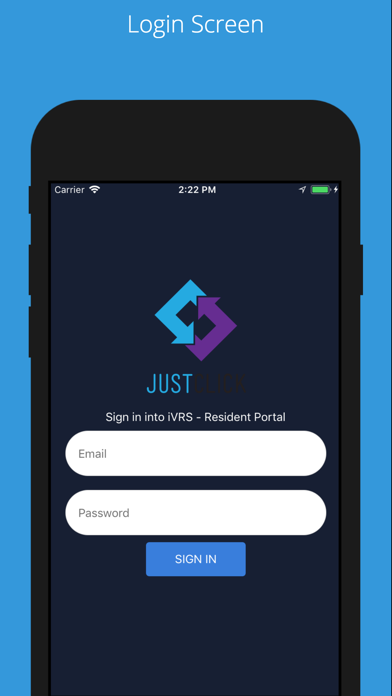 Screenshot 1 of iVRS Portal App