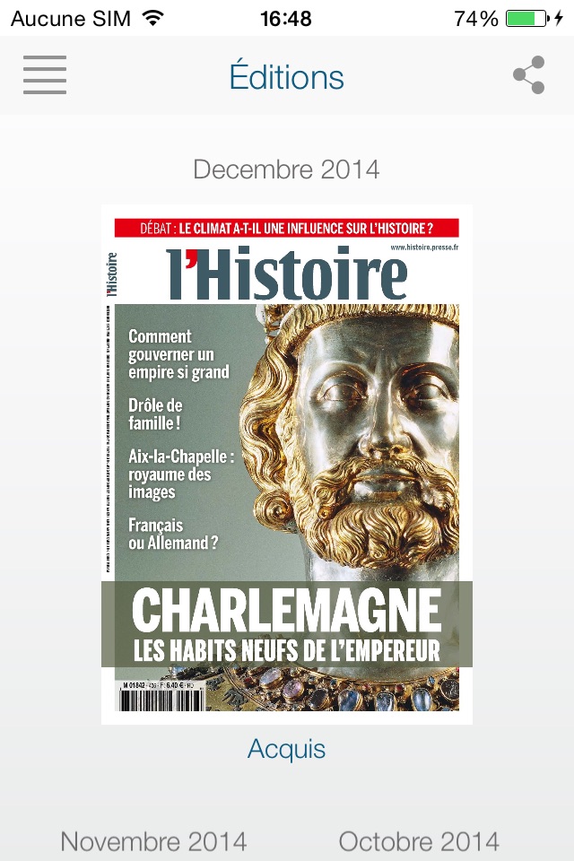 L'Histoire Magazine screenshot 3