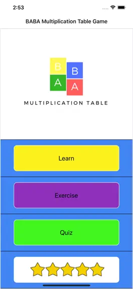 Game screenshot BABA Multiplication Table Game mod apk