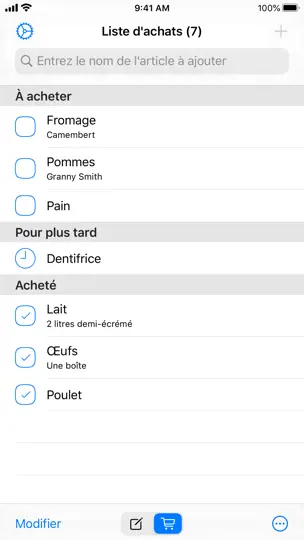 Capture d'écran de Liste D'achats Facile sur iPhone 4