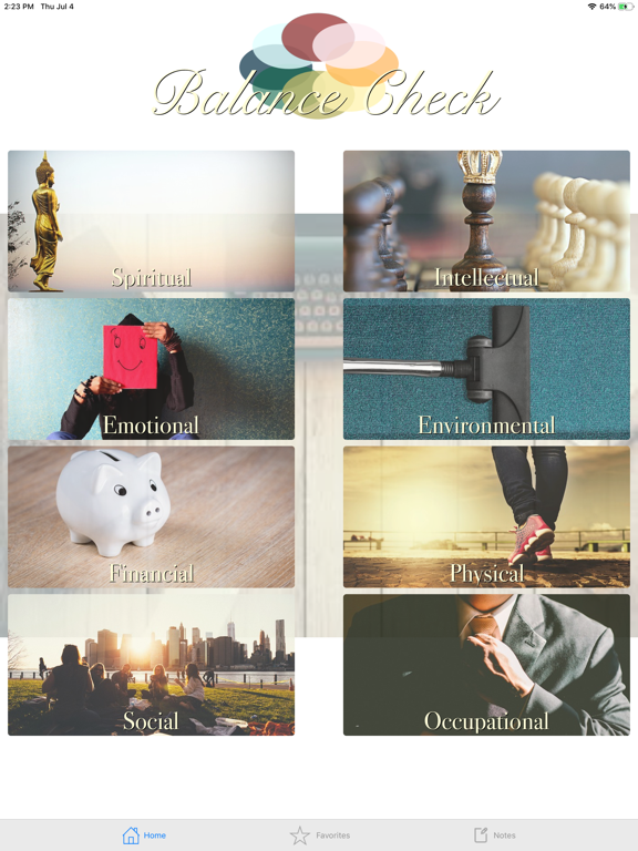 Balance Check iPad screenshot 1 - Productivity app