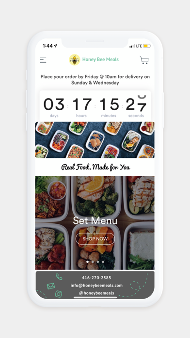 Honey Bee Meals Screenshot
