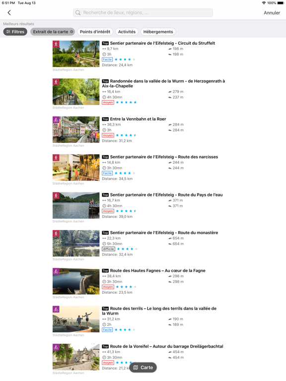 Screenshot #5 pour EUREGIO RandonnéesFrontalières