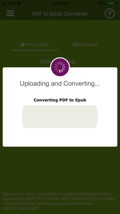 PDF to Epub Converter screenshot 3