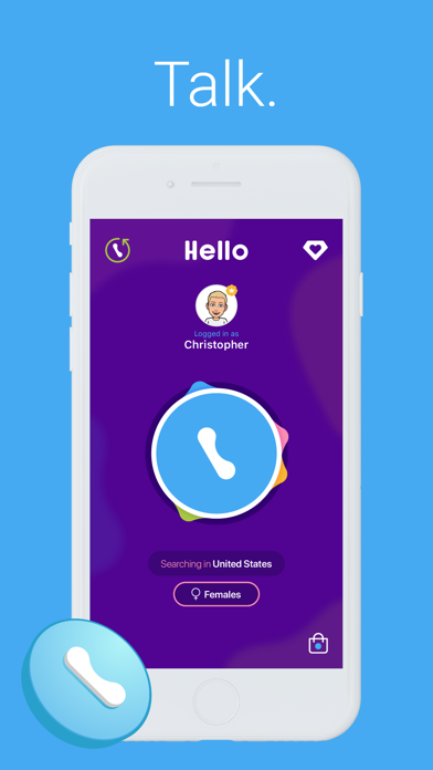 Screenshot #1 pour Hello - Talk, Chat & Meet