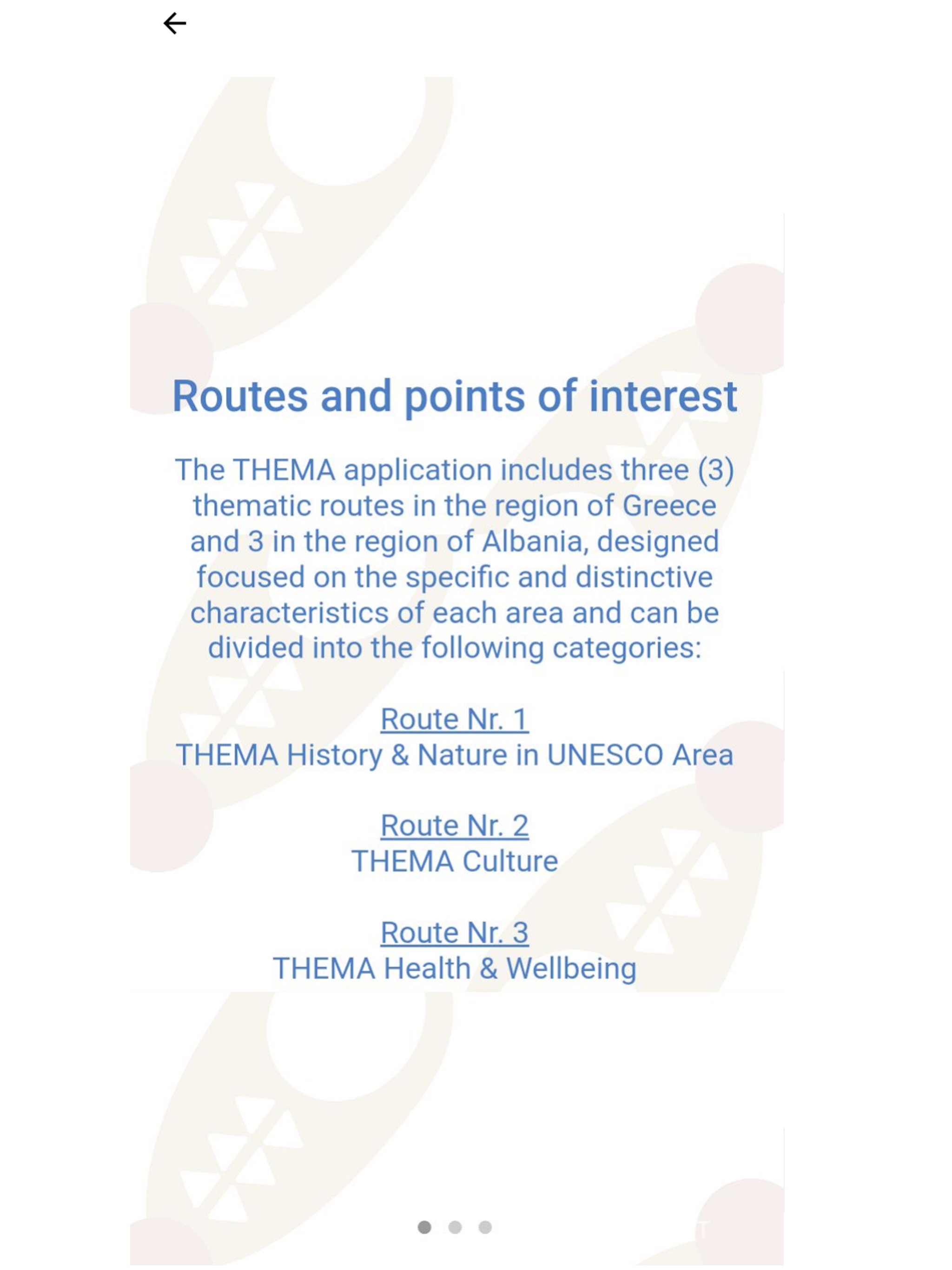 THEMA tourism app