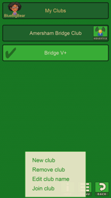 Bridge V+, bridge card game screenshot