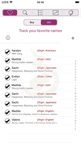Baby Names (•◡•) screenshot
