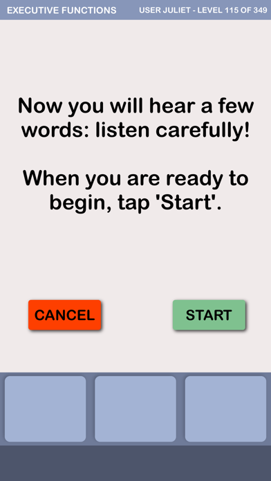 Executive Functions Lite Screenshot