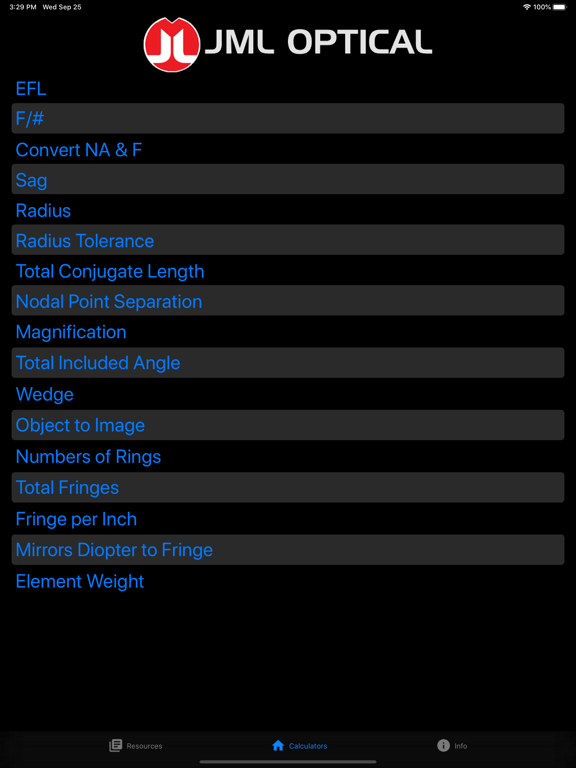 Screenshot #4 pour JML Optical Calculator