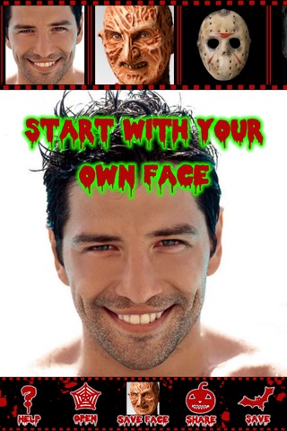 Scary face maker & swap editorのおすすめ画像1