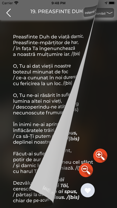 Carte de cantari Screenshot