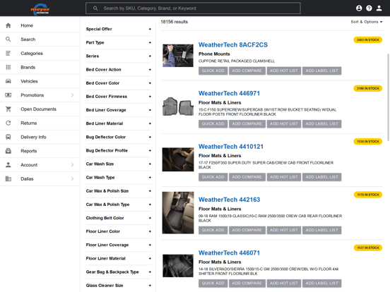 Meyer Online iPad screenshot 3 - Business app