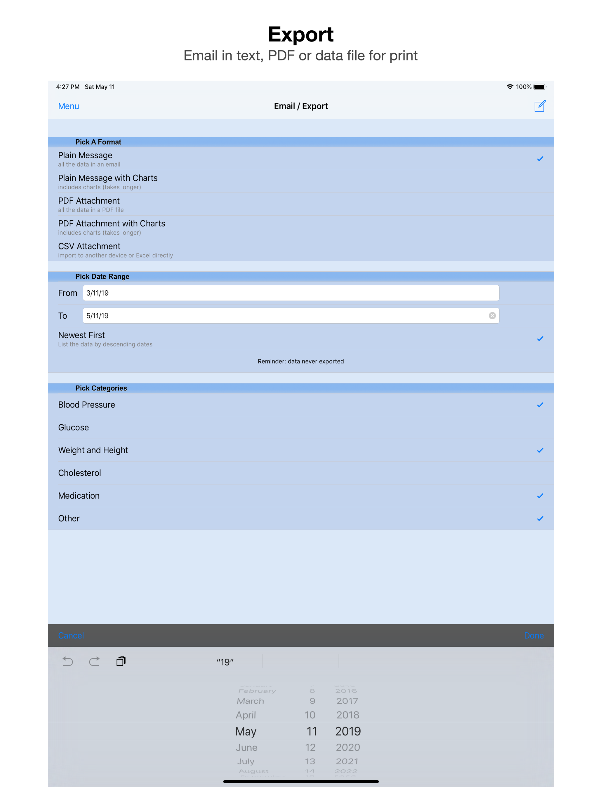 Blood Pressure Monitor screenshot 10