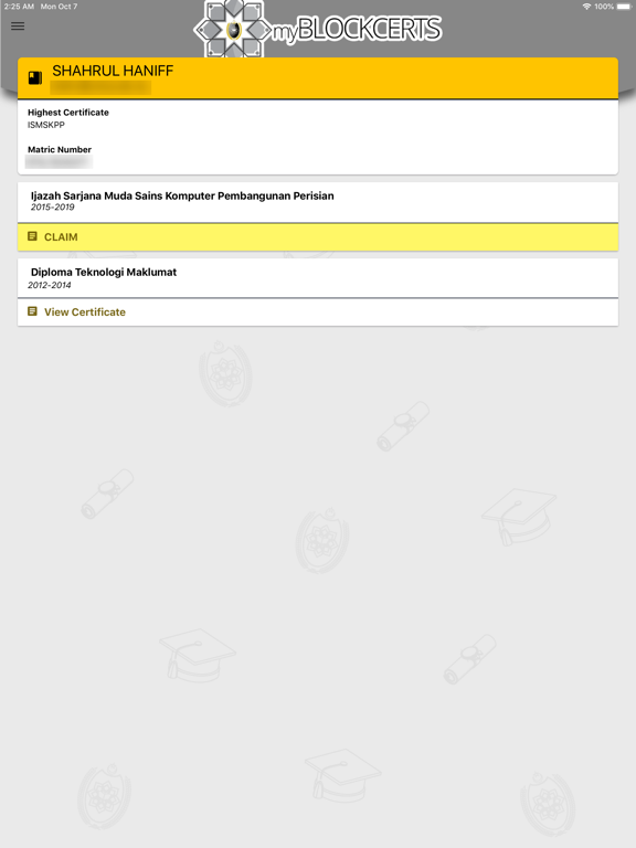 App screenshot